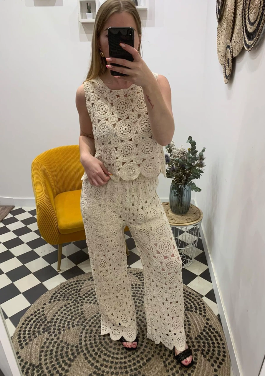 Pantalon crochet W E E K E N D  Naya