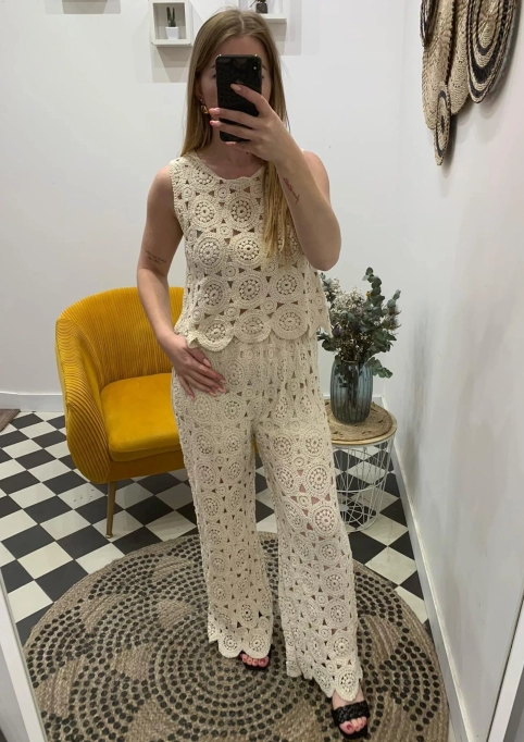 Pantalon crochet W E E K E N D  Naya